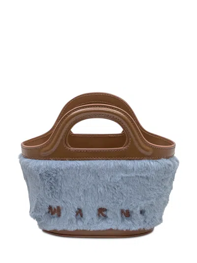 Marni Tote Handbag - Fw25 Collection In Blue