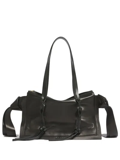 Marni "tote Small" Bag In Black