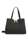 Marni Black Handbag With Gold-tone Clasp