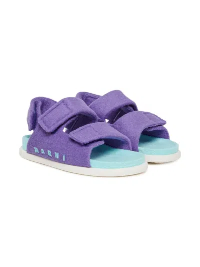 MARNI TOUCH-STRAP SANDALS