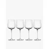 Marni Transparent Serax X Midnight Flowers Red Wine Glasses Set Of Four In Transparent
