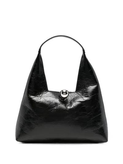 Marni Trapeze Ball-clasp Tote Bag In Black