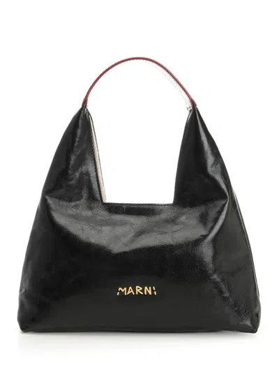 Marni Trapeze Handbags Black