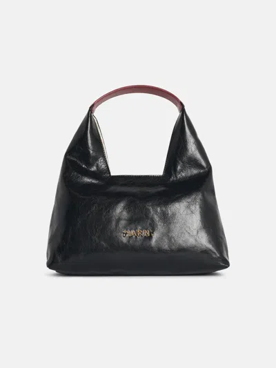 Marni 'trapeze' Mini Black Leather Handbag