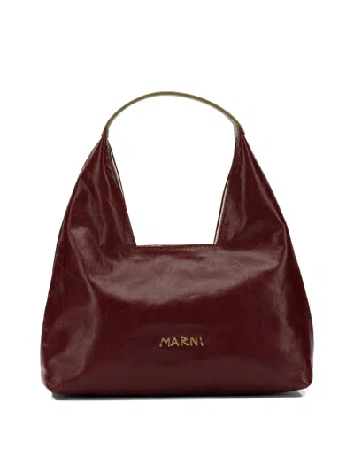 Marni Mini Trapeze Top Handle Shoulder Bag In Pink