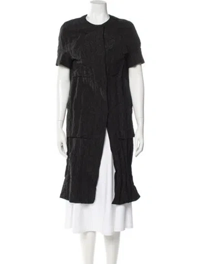 Pre-owned Marni Trench Coat In Black