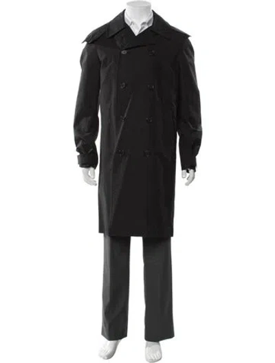 Pre-owned Marni Trench Coat In Black