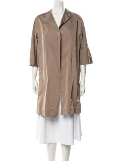 Pre-owned Marni Trench Coat In Neutral