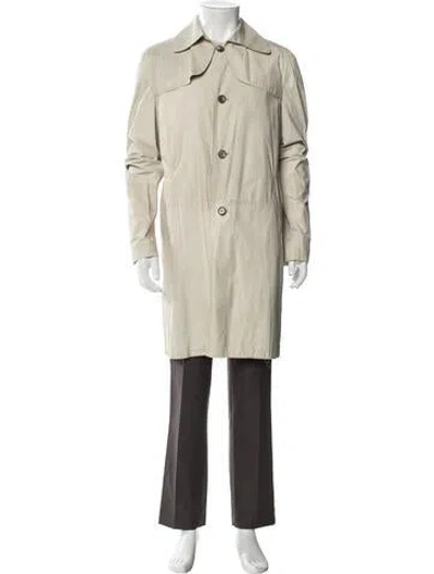 Pre-owned Marni Trench Coat In Neutral