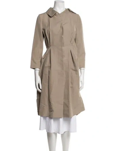 Pre-owned Marni Trench Coat In Neutrals