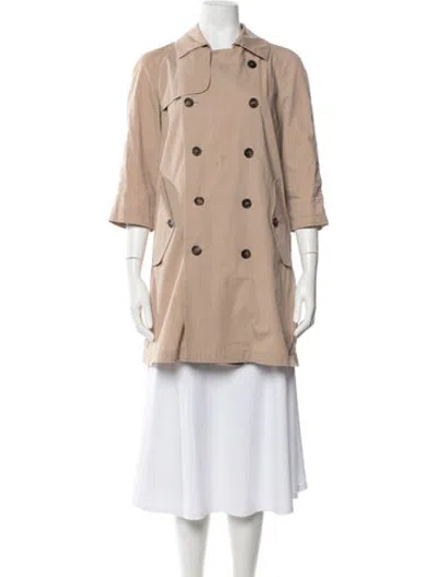 Pre-owned Marni Trench Coat In Neutrals