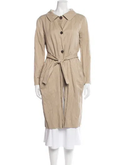 Pre-owned Marni Trench Coat In Neutrals