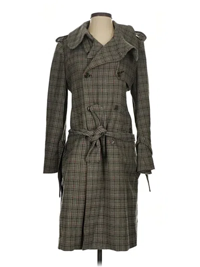 Pre-owned Marni Trenchcoat In Teal