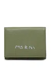 Marni Tri-fold Wallet In Green