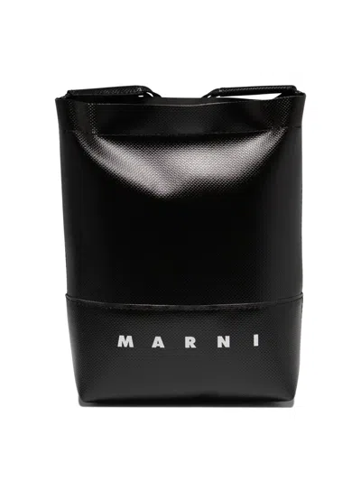 Marni "tribeca" Crossbody Bag In Black