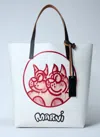 Marni Tribeca Tote Bag In White