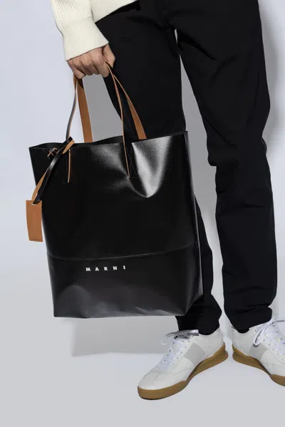 Marni ‘tribeca' Shopper Bag In Black