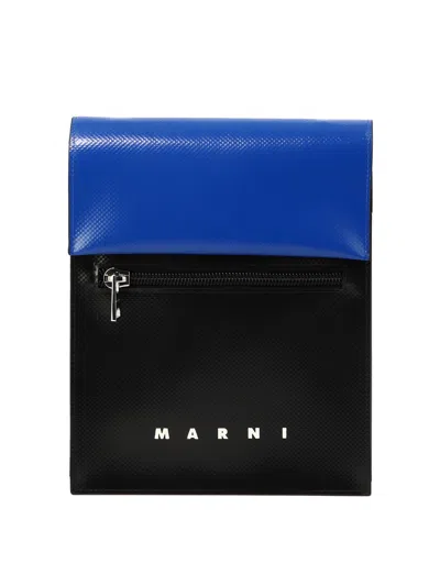 Marni Tribeca Shoulder Bags In Blue