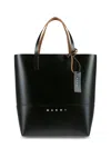 Marni Tribeca Logo-print Faux-leather Tote Bag
