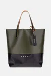 Marni Borsa Shopping In Tela Bicolor  Uomo