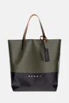 Marni Borsa Shopping In Tela Bicolor  Uomo