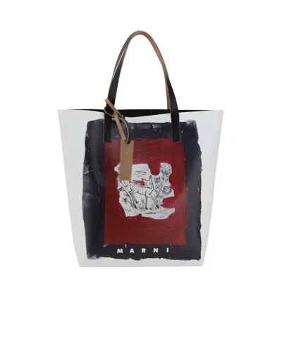 MARNI MARNI PRINTED SHOPPER BAG