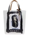Marni Tribeca Tote Bag In Weiss