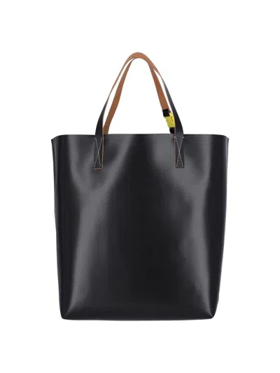 Marni Tribeca Tote Bag In White
