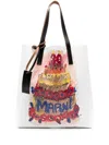 Marni '30th Anniversary' Tote Bag In Pink Gummy