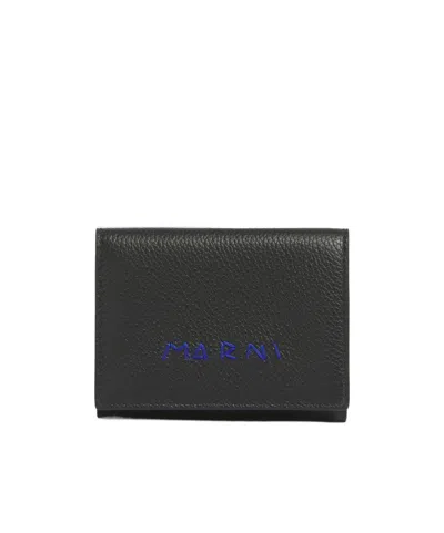 Marni Trifold Wallet In Black