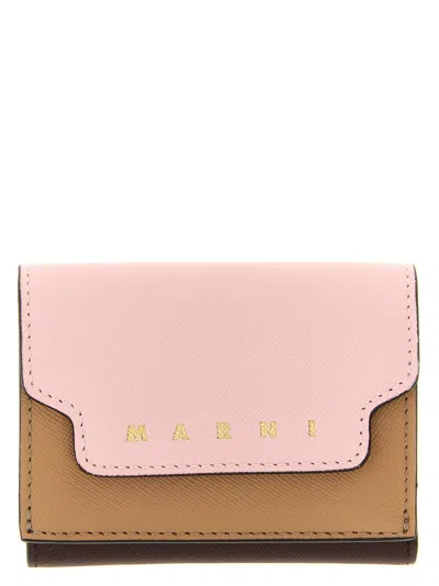 Marni Trifold Wallet In Multi