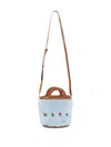 Marni Trimmed Mini Bag In Blue