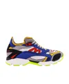 Marni Multicolor Knit Sneakers With Print In Multicolor