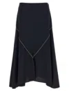Marni Blue Tropical Skirt In Blue