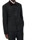 Marni Pocket Collar Jacket In Black