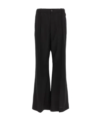 MARNI MARNI STITCHED CREASE FLARED TROUSERS