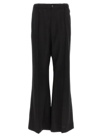 Marni Wide Leg Trousers With Back Pocket In Black