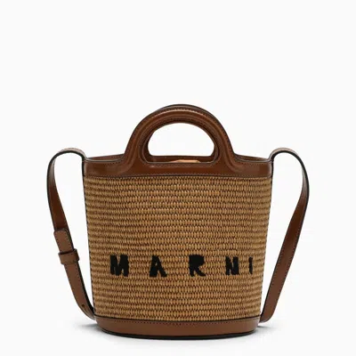 Marni Tropicalia Beige/brown Bucket Women