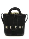 Marni Tropicalia Bucket Bag In Black