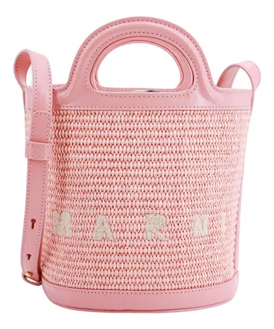 Marni Tropicalia Bucket Bag In Pink