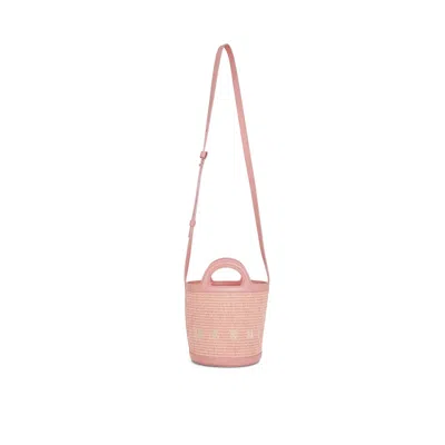 Marni Tropicalia Bucket Bag In Pink