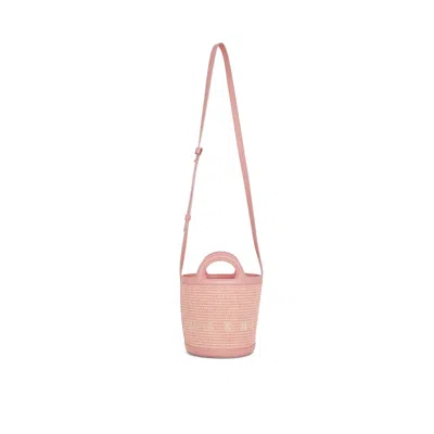 Marni Tropicalia Bucket Bag In Pink