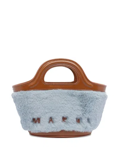 Marni Tropicalia Clutch In Blue