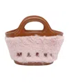 Marni Tropicalia Double Handle Shoulder Bag In Brown