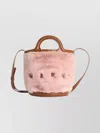 Marni Tropicalia Faux Fur Bucket Tote