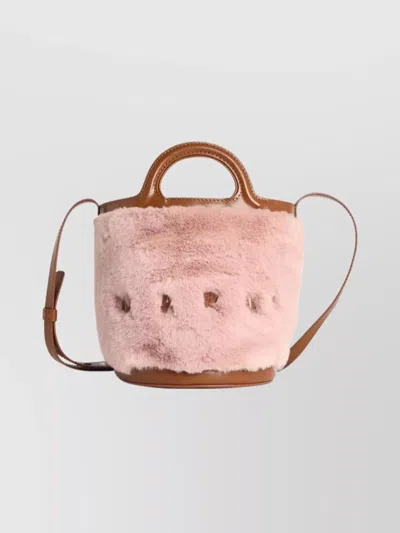 Marni Tropicalia Faux Fur Bucket Tote