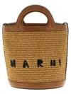 Marni Small Tropicalia Bucket Bag In Brown