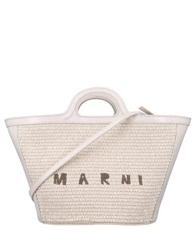 Marni Tropicalia Handbag In Beige