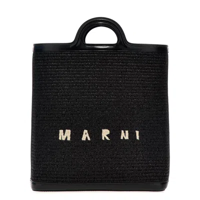 Marni Tropicalia Handbag In Black