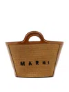 Marni Tropicalia Small Handbag In Brown